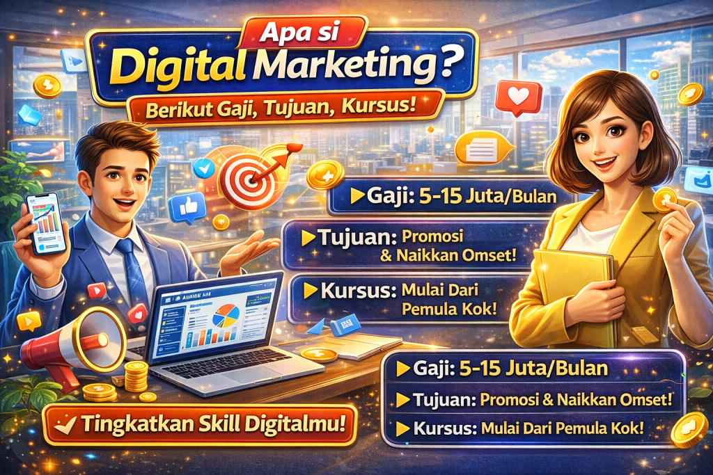 Apa si Digital Marketing? Berikut Gaji, Tujuan, Kursus!